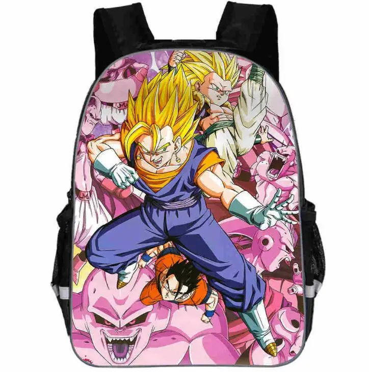 Dragon Ball рюкзак Ультра инстинкт Гоку Z Вегета супер Saiyain повседневные школьные сумки для маленьких мальчиков и девочек подростков Mochilas Bolsa - Цвет: as picture