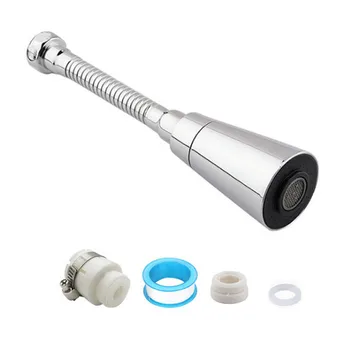 

SEAAN Faucet Sprayer Trumpet-shaped Prevent splashing Household Adjustable Extension Extender for Bathroom Kitchen