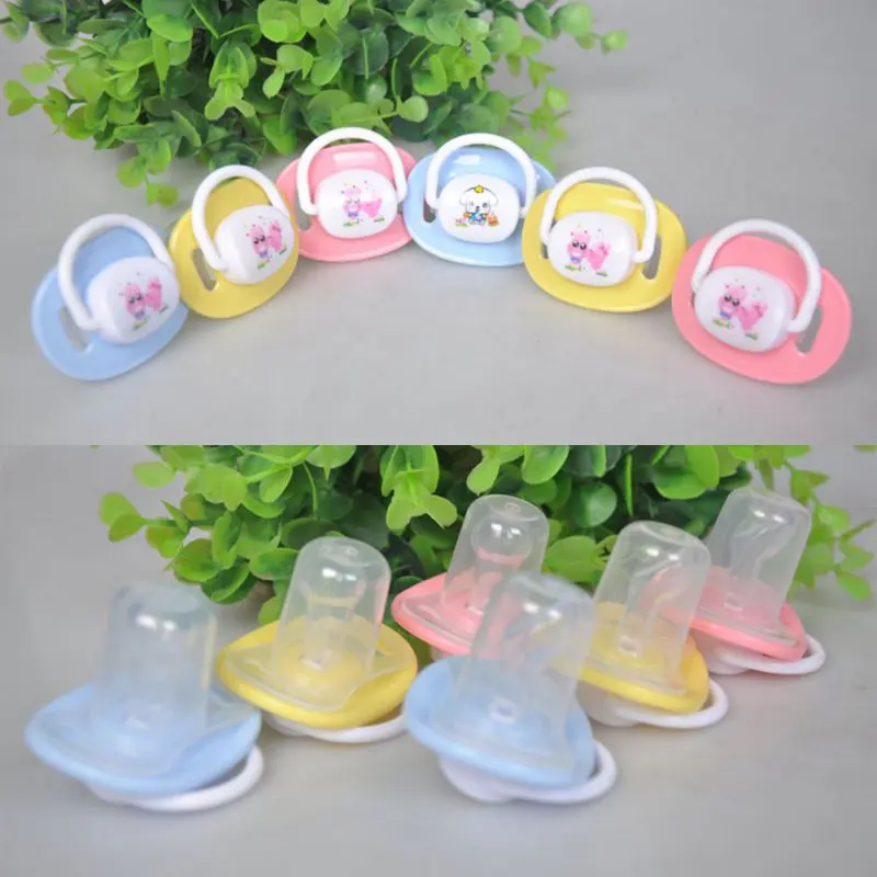 

1Pcs Baby Pacifier New Baby Nipple Food Grade Silicone Round Head Infant Newborn Soother Cartoon Safe Teether Care