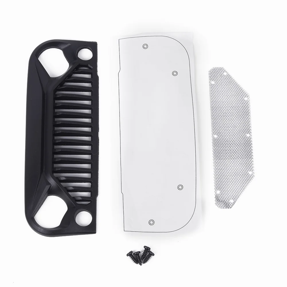 Воздухозаборная решетка Передняя сторона для Jeep Wrangler 1/10 RC Рок Гусеничный осевой SCX10