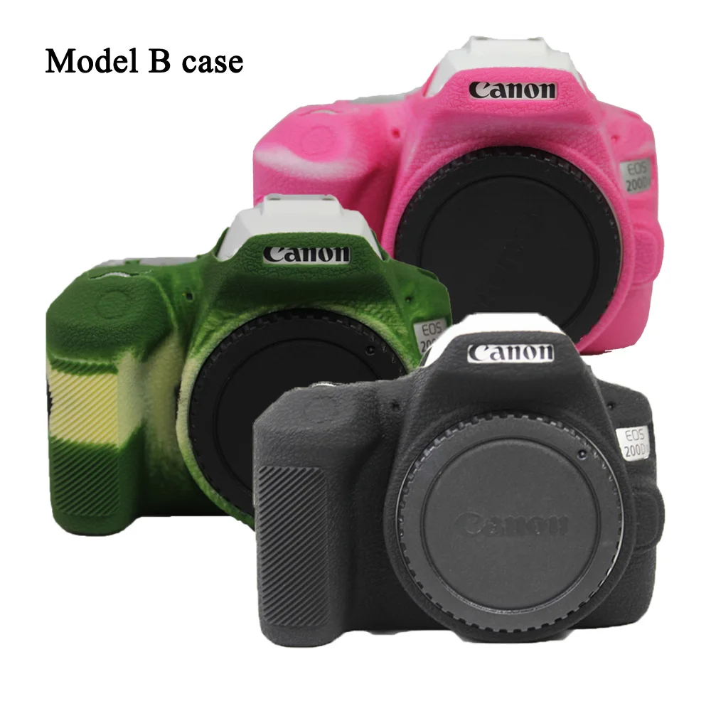 Чехол для DSLR камеры, мягкий силиконовый чехол, Резиновая Защитная сумка для Canon EOS 200D 200D II 200D Mark II Rebel SL2 Kiss X9 DSLR