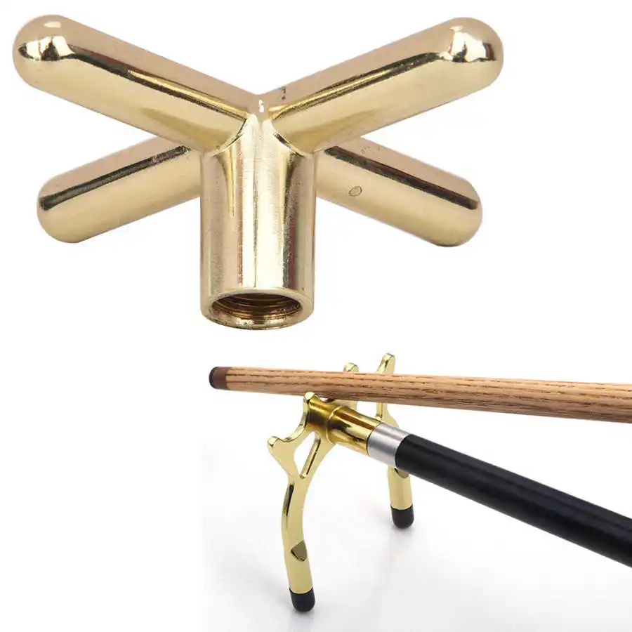 6 Styles Metal Copper Plating Stick Durable Anti-slip Billiards Snooker Pool Cue Rest Bridge Head Holder Accessory | Спорт и