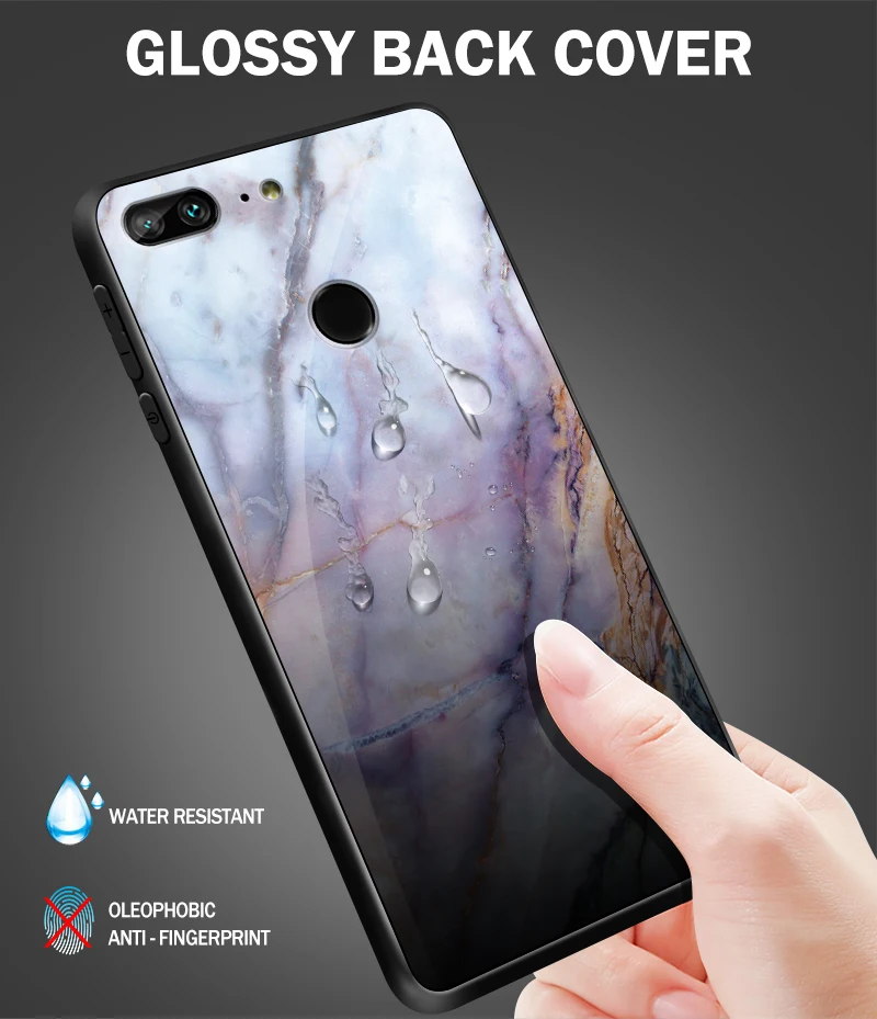 Для Huawei Honor 6X 7A 7C 7X 8A 8X9 облегченное закаленное стекло Чехлы Y6 Y9 Y7 премьер-профессионал Magic2 Дизайн Пигмент защитная оболочка