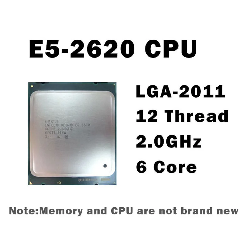 Материнская плата X79 LGA2011 Combo с ЦП E5 2620 4 канальный 16 Гб (4X4GB)DDR3 ОЗУ 1333 МГц NVME M.2 слот