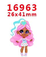 16963 30 шт мультфильм персонаж плоское украшение из смолы PR 15614 - Цвет: 16963