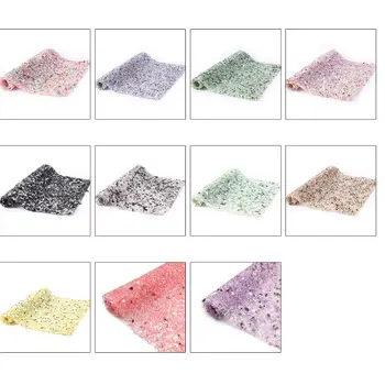 

1 Sheet Colorful Stone Jewelry Beads Trims Hot Fix Glitter Rhinestone Mesh Shiny Sticker DIY Crafts Car Clothes Decor