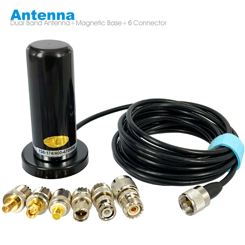 Автомобильная рация Двухдиапазонная VHF UHF Антенна PL259 5 м коаксиальный кабель с
