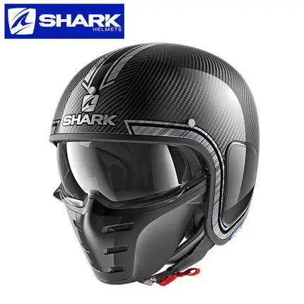

Off-road Riding Mountain Carbon Fiber Motorcycle Helmet Retro Half Helmet Prince Ghost Men And Women Combination Safety Helmet