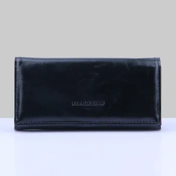 

PU Leather Women Clutch Wallet and Female Solid Coin Purse Portomonee Clamp For Phone Bag Card Holder Handy Passport Holder