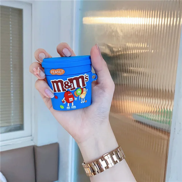 3D Luxury Earphone Case For AirPods 1 2 3 Pro sweet sugar chocolate Potato Chips soft silicone Wireless Headset bluetooth case 10