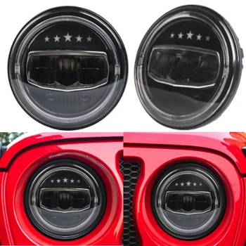 

2PCS 7" Inch LED Headlight with DRL and Amber Turn Signal for Jeep Wrangler Nissan Patrol Y60 Lada 4x4 urban Niva Suzuki Samurai