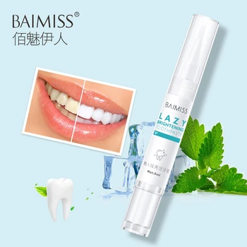 

BAIMISS Teeth Whitening Pen Toothpaste Toothbrush Serum Cleansing Dental Tools Essence Gel Oral Hygiene Remove Plaque Stains 5ml