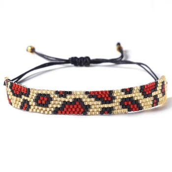 

BLUESTAR MIYUKI Bead Bracelet For Women Leopard Grain Chic Pulseras Mujer Moda Jewelry Handmade Woven Loom