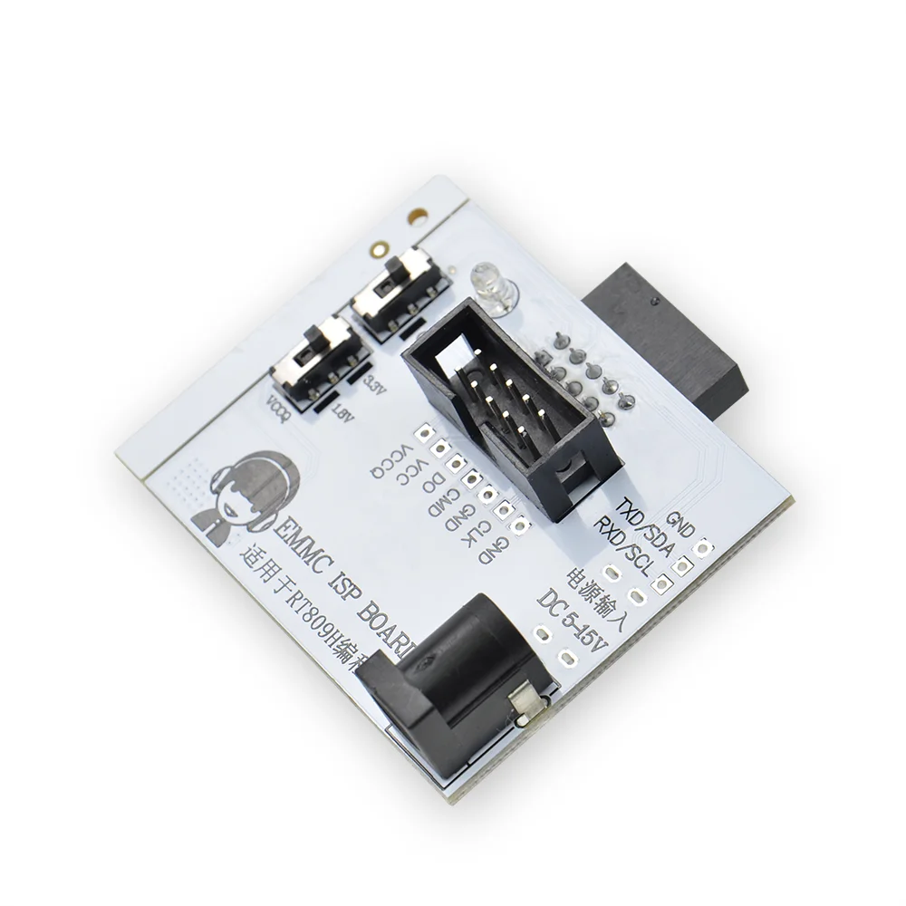 Smd Adapter Ic Programmer Test Clip Probe Line EMMC ISP Board for RT809H Programmer