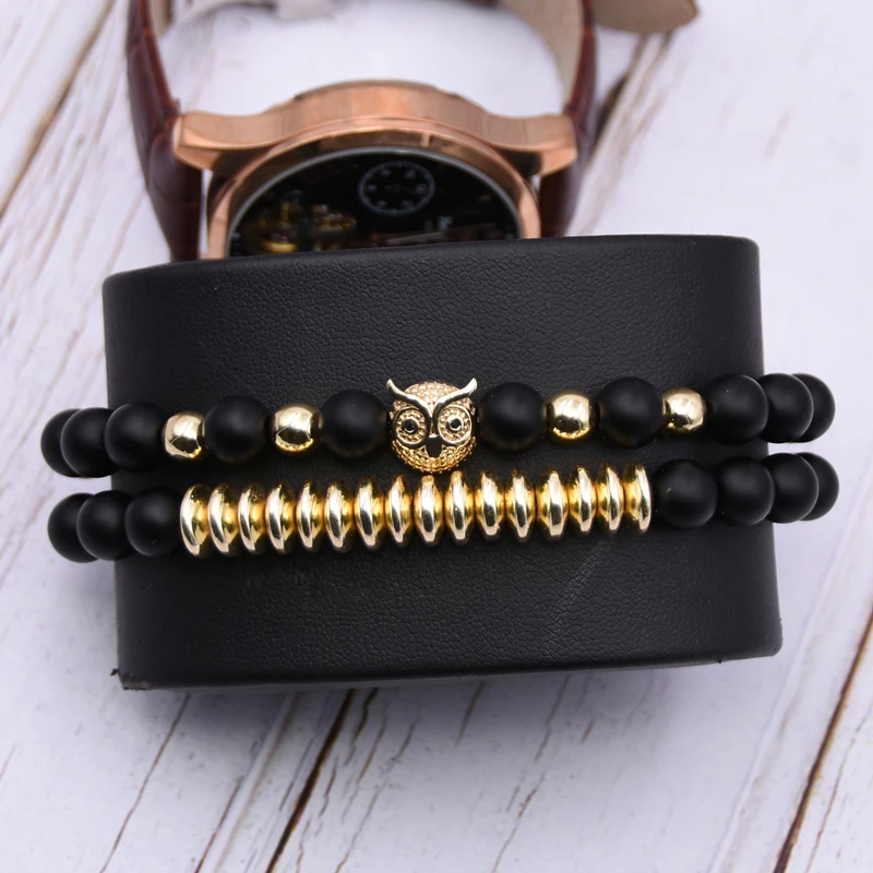 Bracelets for Men Women 8mm Beads Woven Bracelet Jewelry | Украшения и аксессуары