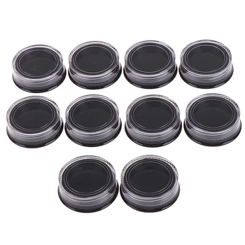 

10Pcs 3g Sample Eyeshadow Box Round Pot Cosmetic Empty Container Small Bottle Make Up Box For Eyeshadow Nails Powder