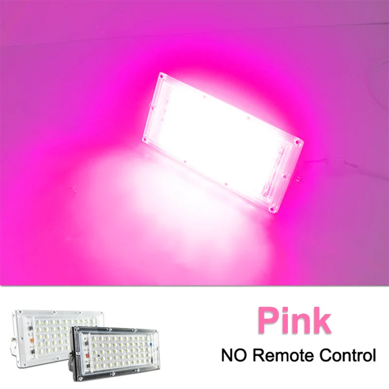 Pink Kaguyahime светодиодный прожектор, AC 220 В 240 в, прожектор, светильник для улицы, точечный светильник, 50 Вт, 10 Вт, водонепроницаемый IP65 уличный светильник, настенный отражатель, светильник ing - Испускаемый цвет: Pink