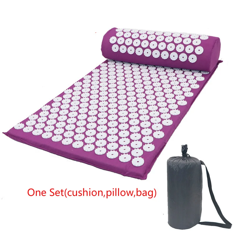 Acupressure Mat/Pillow Massage Mat Rose Spike Massage and Relaxation