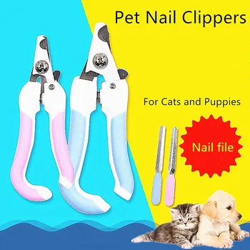 

2020 New Professional Pet Nail Clipper Cutter for Cat Puppy Stainless Steel Grooming Scissors Pet Clippers Claw Nail Scissors