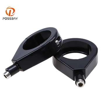 

POSSBAY Motorcycle Fork Clamps Relocation Turn Signal Lights Indicator Relocation Fork Mount Bracket for Harley 883 Sportster