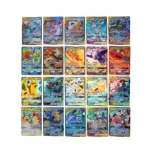 Pokemon karty GX Mega energia świeci Pokemon gra w karty Carte handlu kolekcja karty Pokemon karty zabawki dla dzieci gry Hobby prezent tanie tanio CN (pochodzenie) 4-6y 7-12y 12 + y 18 + dropshipping