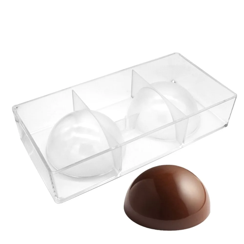 Half Spheres Chocolate Polycarbonate Ball Chocolate Candy Mold PC 