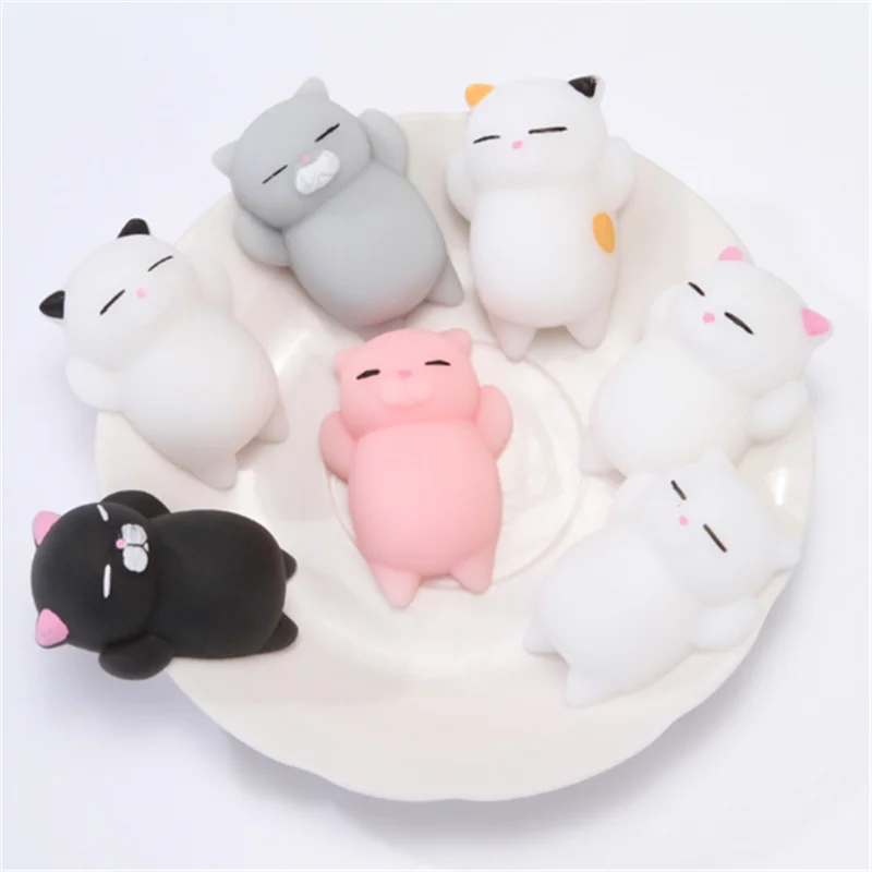 Decompression decompression artifact venting toy cartoon cute animal squeezing music troupe vent ball children birthday gift 4