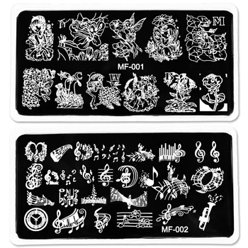 

1 pc Nail Stamping Plates Multi-Image Overprint Nail Art Image Template Stencil DIY Design Manicure Tool Template Plate New!