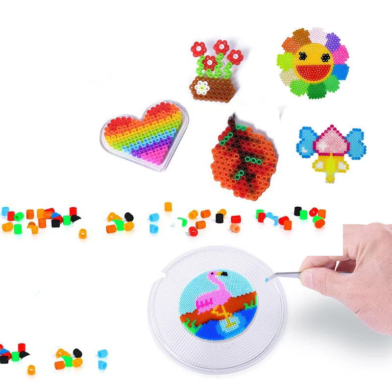 500g/bag 2.6mm Hama Beads 50 Colors For Choose Kids Education Diy Toys Mozabrick Guarantee New Perler Beads Wholesale 3