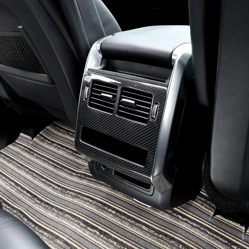Настоящее углеродное волокно для Landrover Range Rover Sport- задний ряд AC Outlet Frame Cover Trim