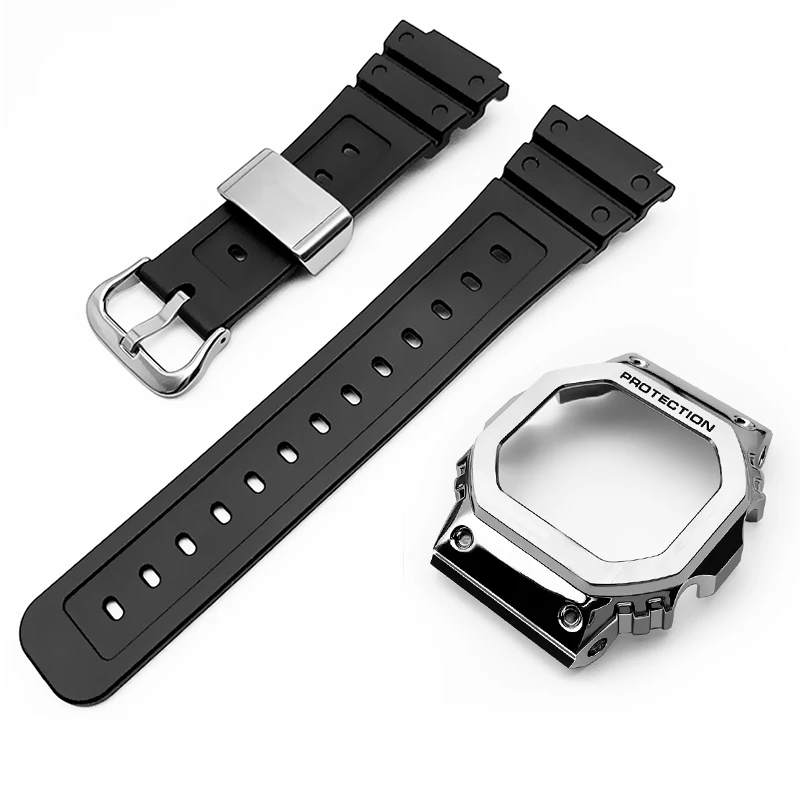 Чехол-кольцо для Casio G-shock Watch DW5600 GW-5700 DWX-5600 GW-M5610 резиновый ремешок наручных часов