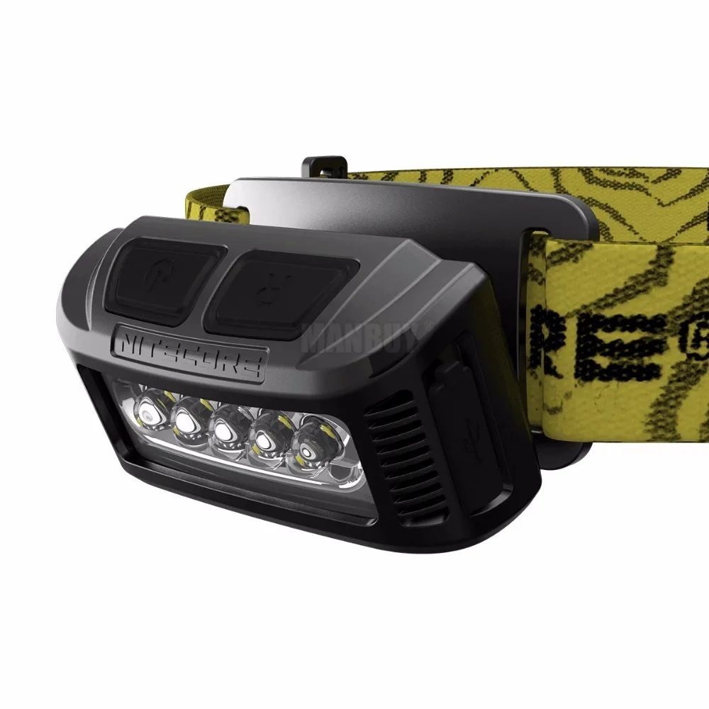 Налобный фонарь NITECORE NU10 5 светодиодов зарядка по USB 150 часов работы|nitecore headlamp|headlamp