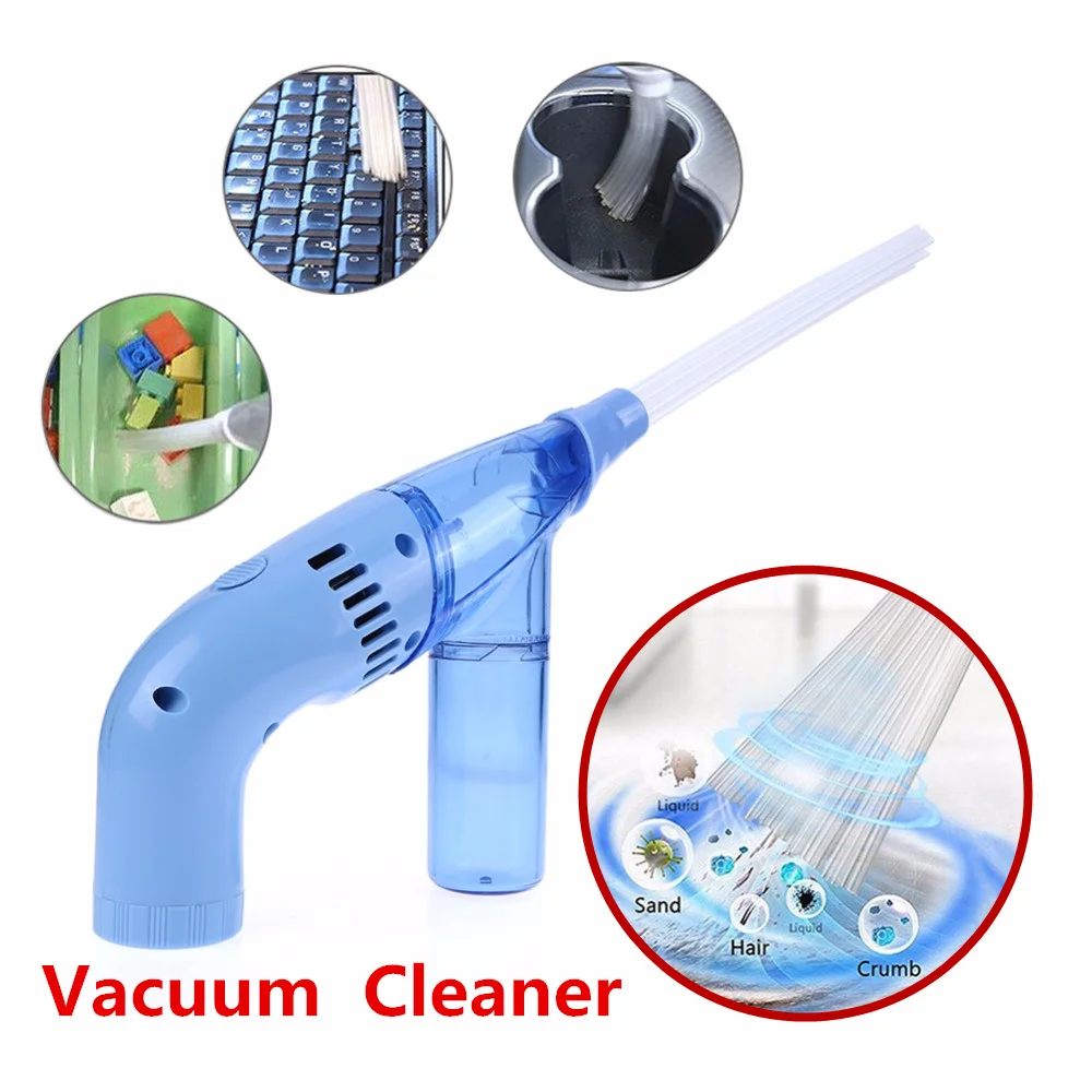 Handheld Vacuum Cleaner, Portable Hair Brush Cleaner Dirt Remover Dust Terminator Cleaning Tool for Air Conditioner, Keyboard