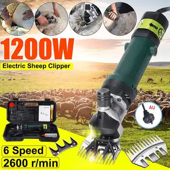 

1200W Electric Sheep Pet Hair Clipper Shearing Kit AU Plug220V Shear Wool Cut Goat Pet Animal Shearing Supplies Farm Cut Machine