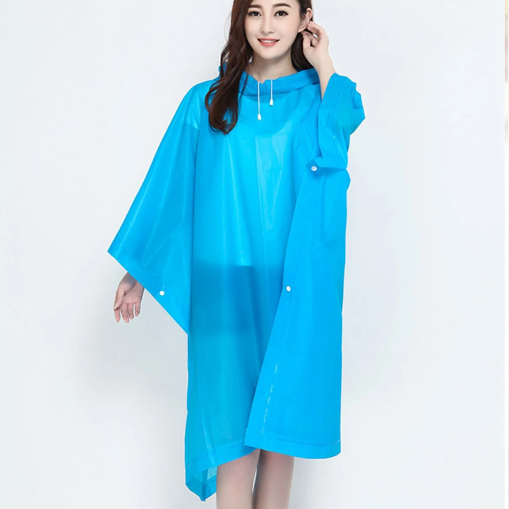 4 шт многоразовые дождевые пончо аварийный портативный прочный практичный дождевик непромокаемая одежда плащ для семьи взрослых