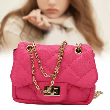 

Hot Selling Children Kids Girl Shoulder Crossbody Bag Chain PU Wear Resistant for Money Keys -B5