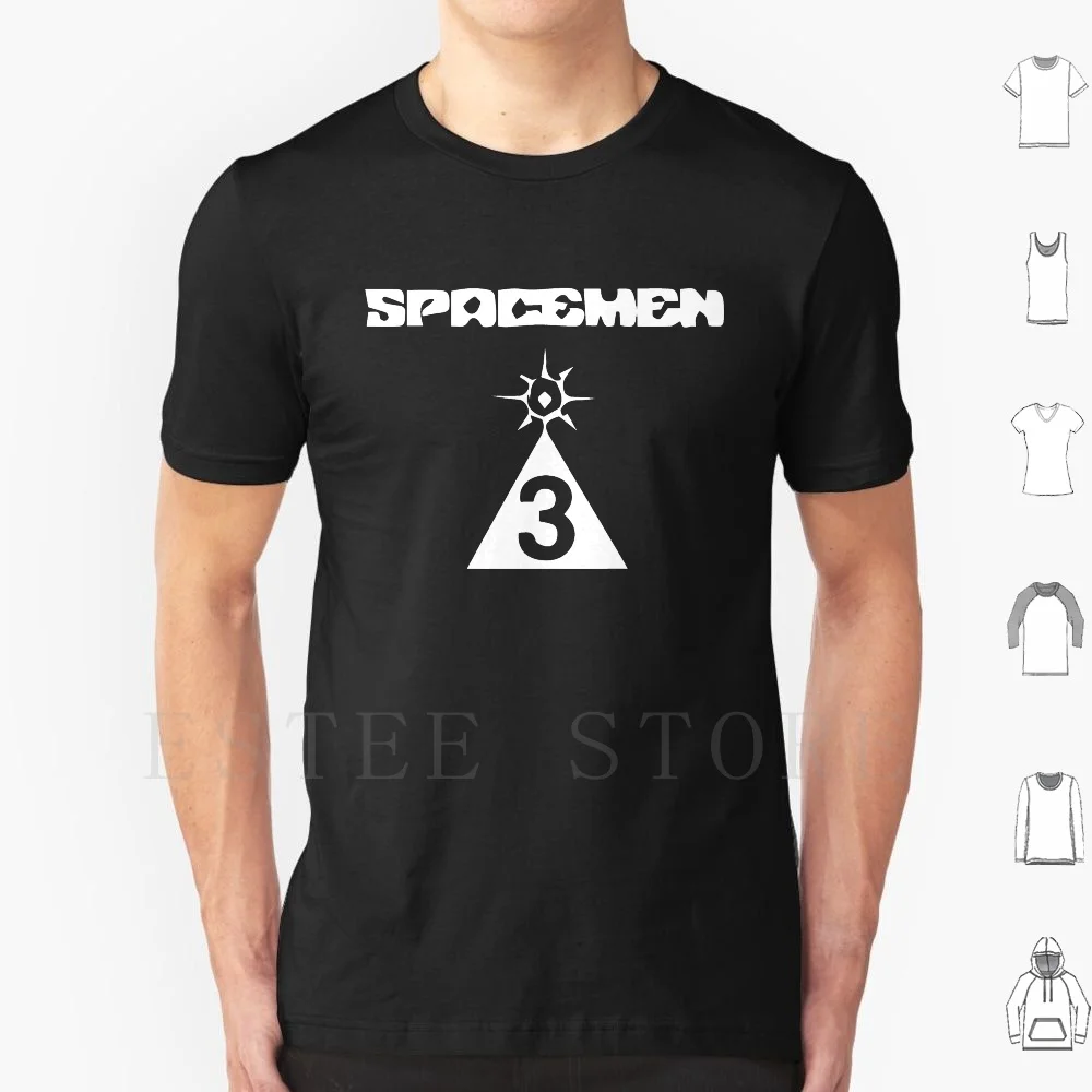 Spaceman 3 T Shirt Fai Da Te Big Size 100% Cotton Spaceman 3 Spaceman Three Space Uomo Uomo Psichedelia Alternativa Psichedelica
