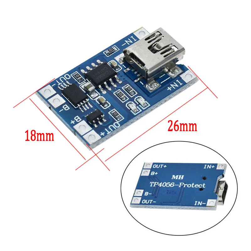 Умная электроника 5 в type c Micro USB 1A 18650 зарядная плата для литиевого аккумулятора с