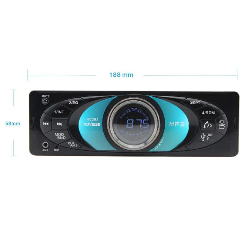 12 В Bluetooth MP3-плеер без потерь Музыкальный автомобиль mp3-плеер автомобильный аудио U диск хост