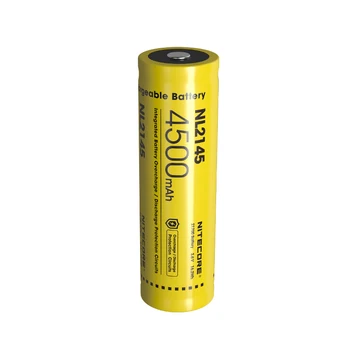 

NITECORE 21700 Li-ion Rechargeable battery 3.6v 16.2Wh NL2145 4500mAh High-performance Protective Circuit battery