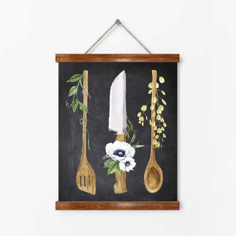 Kitchen Chalkboard sign Canvas Painting Art Decor