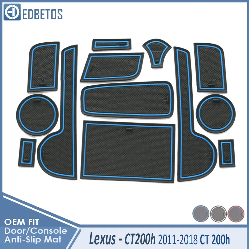 

Anti-Slip Mat For Lexus CT200h 2011 2012 2013 2014 2015 2016 2017 2018 A10 Lexus CT 200h Accessories Gate Slot Coaster Anti-Dirt