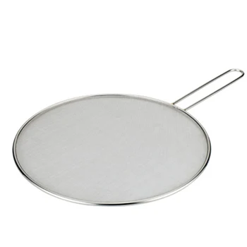 

Stainless Steel Kitchen Tool Oil-proof Splash Guard Cooking Guard For Frying Pan Durable Oil Splash Plate Kitchen Accessories