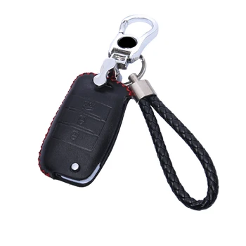 

Lsrtw2017 Genuine Leather Car Key Bag Protective Bag for Kia K2 K3 K5 Kx5 Sportage Forte Rio Interior Mouldings Accessories