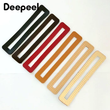

Deepeel 10pcs 17.5/22.5cm Genuine Leather Bag Zipper Outer Frame Handbag Decor Frame Buckle DIY Manual Accessories Leather Craft