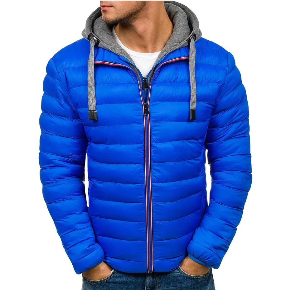 Zogaa брендовая Новая мужская зимняя куртка парка мужские куртки и пальто повседневные мужские пальто с капюшоном уличная зимняя куртка мужская одежда