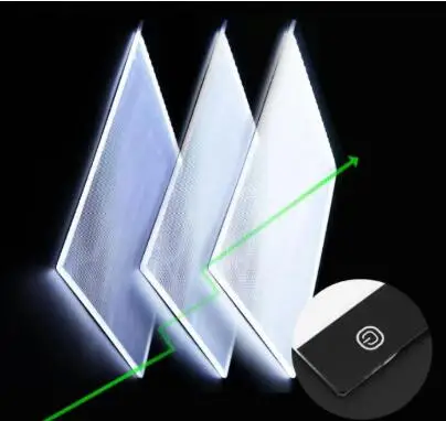 Dimmable A4 Led Light Pad,Tablet,Tools,Diamond Embroidery,Stencil Board USB Light Box Tracing Drawing Board Cable Zipper bag