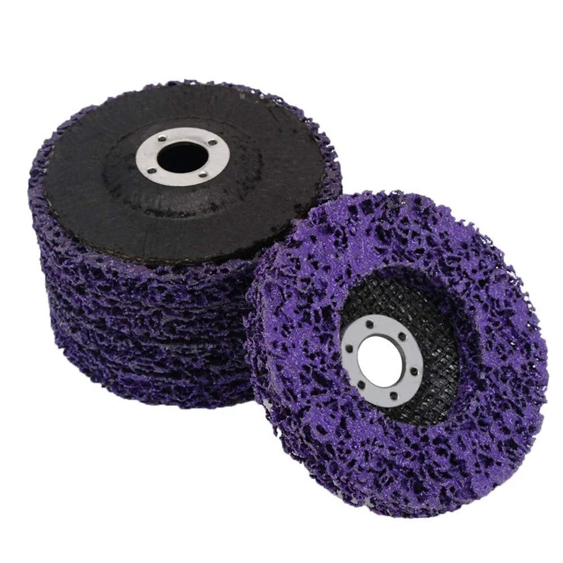 5Pcs Abrasive Wheel Grinder Strip Disc 125 mm Poly Strip Disc Wheel Paint Rust Removal Clean for Angle Grinder Removal