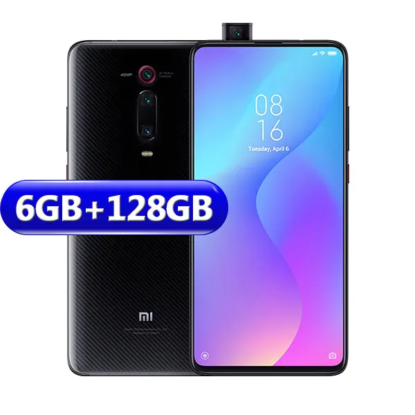 128GB BLACK Глобальная версия Xiaomi mi 9T(Red mi K20) 6GB 128GB Смартфон Snapdragon 730 48MP задняя камера всплывающая фронтальная камера - Цвет: 128GB BLACK