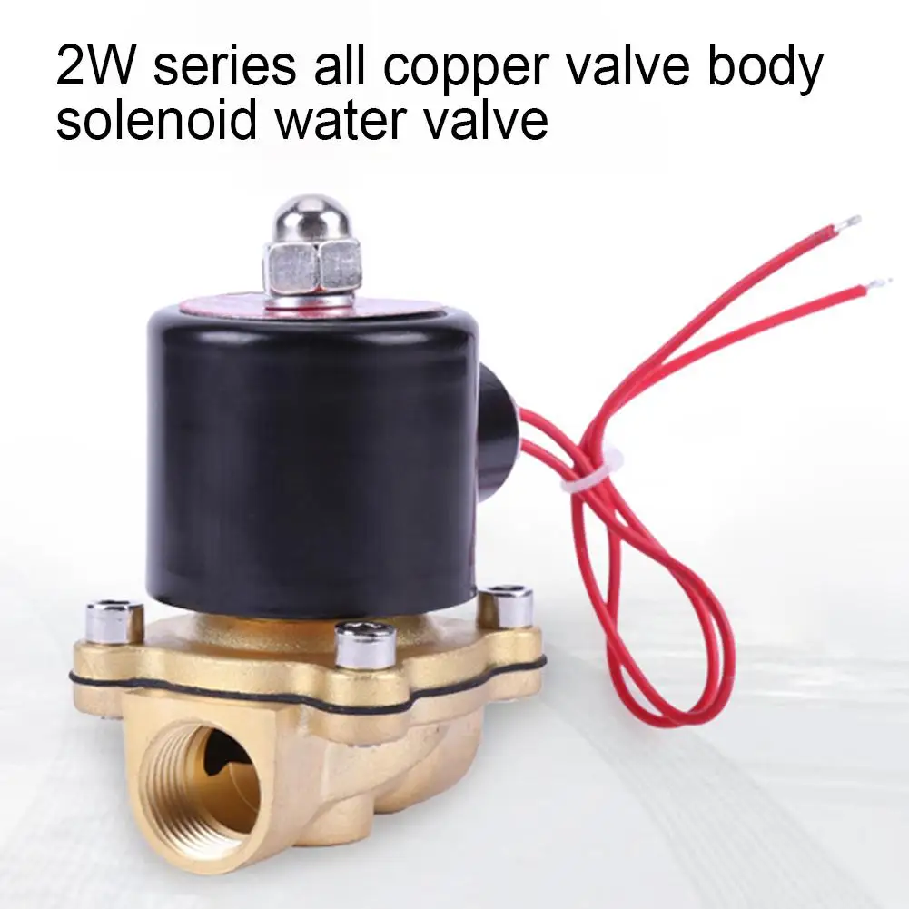 

220V 2W Copper 2-position 2-way Direct Acting Normally Closed Solenoid Valve